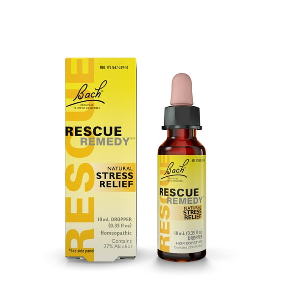 Rescue Remedy Natural Stress Relief Dropper, 10 mL