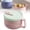 D, variant on Ramen Bowl With Handles,1500ml/50oz,Plastic Ramen Bowl with Lid,Microwavable,12.99"×9.84",1PC,Red