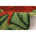 thumbnail image 4 of Liora Manne Frontporch Poinsettia Rug Red Indoor Outdoor 80% Polyester 20% Acrylic, 4 of 7