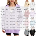 thumbnail image 3 of Luhomi Oversized Sweatshirt for Girls Button up Long Sleeve Pullover Hoodie Kids Fall Winter Fashion Clothes(Red,9-10 Years), 3 of 7