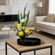 thumbnail image 5 of Lavabo De Plástico Juego de jarrones de plástico negro para arreglos florales con herramientas para macetas hidropónicas de 23 cm (1 pieza) Rkxzt, 5 of 9