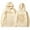 Beige, variant on I Am A Child Of God Jesus Hoodies For Women Trendy Pullover Drawstring Letter Christian Sweatshirt Bible Verse Religious Tops With Pockets RD2 XS