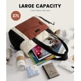 thumbnail image 4 of Bolsa acolchada LOVEVOOK, bolsa de trabajo para mujer, color crema, 4 of 9
