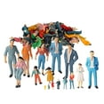 thumbnail image 2 of Miniature Hand Painted Figures Scenery Assorted Poses Tiny Toys Dolls Decor 20pcs 30th, 2 of 8