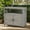 Gray, variant on Outdoor Storage Cabinet, Patio Bar Table with Two Doors and Shelves, Wooden Patio Bar Table Set with Storage, Buffet Cabinet Sideboard for Outdoor and Indoor, Gray