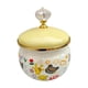 thumbnail image 4 of Azucarero con tapa, organizador de granos de café, tarro de almacenamiento esmaltado multiusos, seco Amarillo, 4 of 9