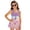 Pink and Purple - Bunny Ice Cream, variant on DISNIMO Bunny Carrot Print Girls Swimsuit Easter Day One Piece Bathing Suit with Skirt Soft Breathable Swim Dress Kids Hawaiian Summer Swimwear