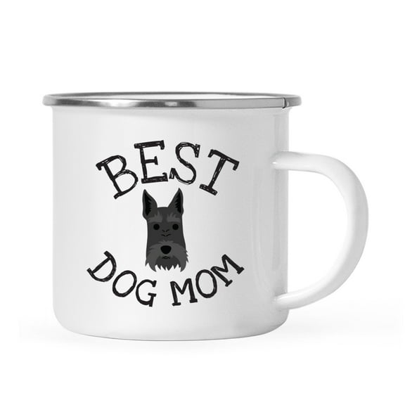 Koyal Wholesale Best Dog Mom Stainless Steel Campfire Mug Scottish Terrier, Dog Graphic