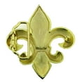 thumbnail image 2 of Fleur de lis belt buckle Saint Sign French Flower Men Gold Plain Big New Style, 2 of 2