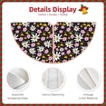 thumbnail image 3 of Sikiie Daisies Flowers Nativity Christmas Tree Skirt, Jesus Christian Winter Holiday Tree Mat Decoration(30-48IN)48", 3 of 6