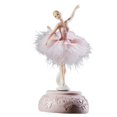 thumbnail image 1 of Ballerina Music Box Dancer Swan Lake Carousel With Feathers Birthday Gift, 1 of 3
