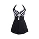 thumbnail image 1 of Guardurnaity Vestido de baño Sexy para mujer, estilo Casual de playa, traje de baño Chinlon para chicas, traje de baño lavable a la moda para Vestidos  puntos negros L, 1 of 6