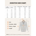 thumbnail image 6 of DOKOTOO Women's Green Chunky Cable Knitted Cardigans Ladies Long Sleeve Button Down Coat Size XX-Large US 18-20, 6 of 10