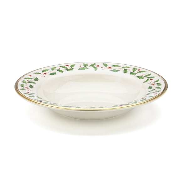 Tazón para Sopa Lenox Holiday Christmas Dinnerware 350 mL de Porcelana Marfil