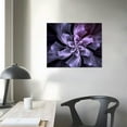 thumbnail image 3 of JEUXUS 1 Panel Bauhinia Chinese Redbud Purple Flower Plant Botany Picture Flower Artwork Oil Painting on Canvas Stretched and Framed 20x16in Print Home Decor Living Room Bedroom Wall Art, 3 of 4