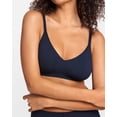 thumbnail image 4 of Women's Natrelax No Underwire Comfort Bralette Ribbed Wireless Bra Sleep Unlined V Neck Bras Soft Everyday, 4 of 7