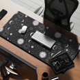 thumbnail image 2 of Long Mouse Pads for Desk,Black White Zodiac Sun Moon Pattern Desk Mats on Top Of Desks, Desk Mouse Pad Extra Large with 3mm Non-Slip Base and Stitched Edge for Gaming,Office,Work,Home 35.4"x15.7", 2 of 6