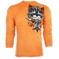 thumbnail image 3 of ARCHAIC BY AFFLICTION Men's T-Shirt L/S LUSTROUS Biker MMA, 3 of 8