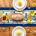 thumbnail image 5 of Sm:)e Lemon Summer Table Runner,Summer Holiday Tasty Fruit Healthy Fruit Vintage Watercolor Rustic Botanic Table Cover,12 x 18 Inch, 5 of 6