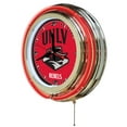 thumbnail image 2 of Holland Bar Stool UNLV Double Neon Ring, 15" dia. Logo Clock, 2 of 5