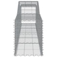 thumbnail image 3 of vidaXL Arched Gabion Baskets 5 pcs 400x50x60/80 cm Galvanised Iron, 3 of 4