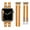 Brown with Silver, variant on Leather Bands Compatible with Apple Watch Band 38mm 40mm 41mm 42mm 44mm 45mm 49mm(Ultra) Women, Double-Row Design with Rivets Decoration Stylish Strap for iWatch Series 8 SE 7 6 5 4 3