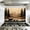 Color 3, variant on Peel and Stick Kitchen Backsplash Mural Mountain Nature Forest Rustic Farmhouse Moon Mountain Peaks Pine Trees, 35.4" x 23.6" Oil Proof Vinyl Wallpaper for Stove & Fireplace