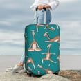 thumbnail image 6 of Picia Giraffes Doing Various Yoga Luggage Protector Cover Thicken Suitcase Protector Cover Fit 18-32 Inch Luggage-Medium, 6 of 9