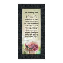 Mother In Law Gifts from Daughter In Law, Mother of the Groom Gifts from Bride, Birthday Gifts for Mother in Law, Gifts for In laws, Future Mother-In-Law Framed Poem, 7346
