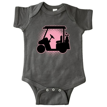 

Inktastic Golfing Girls Golf Cart Gift Baby Girl Bodysuit