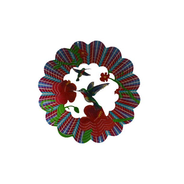 Carillón De Viento 3D, Colgante Dinámico, Hoja De Metal De Acero Inoxidable, Torneado De Viento Para Decoración De Jardín Interior Y Exterior, Rueda De Viento De 12 Pulgadas Methold HA036341-00