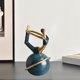 thumbnail image 4 of Estatuilla de yoga de resina, estatua decorativa de Yoga para niñas, escultura, , decoración, estantería de oficina en casa, decoración de D Baoblaze Figura de postura de yoga, 4 of 7