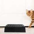 thumbnail image 3 of Elevated Cat Litter Ramp with Filter Function Black Plastic Cat Steps Litter Box Pedal Stool for Small and Elderly Cats, 3 of 9