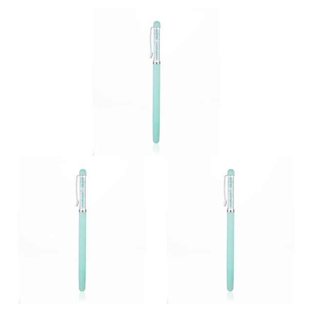 relayinert Stitches Rhinestone Painting Tool Handheld Sticker Accessories Embroidery Professional Replaceable Point Drill Pen Green 3PCS