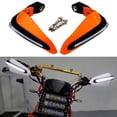 thumbnail image 4 of Motorbike Handlebar Guards LED Windproof Durable, Effectively Protect Your Hands - Orange, 4 of 8