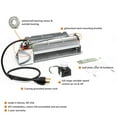 thumbnail image 2 of FBK-200 (80L85) Fireplace Blower Kit for Astria, IHP, Lennox & Superior Fireplaces (Combination Plate with Decora Rocker Switch & Hole,White), 2 of 4