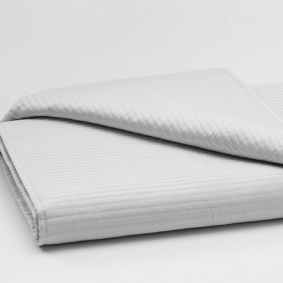 Hudson Park Mirrors Queen Coverlet Basic, Blue