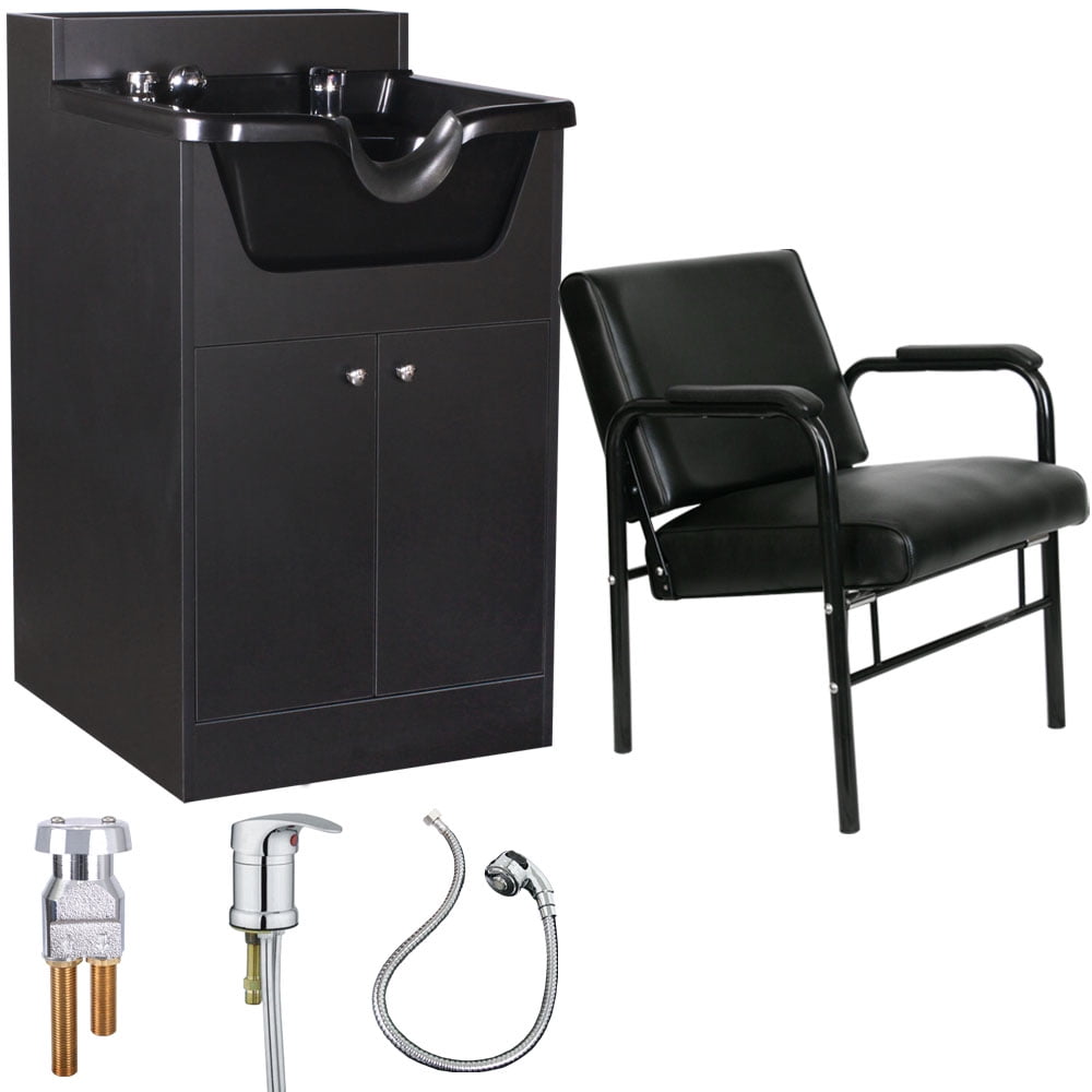 Beauty Salon Equipment Shampoo Bowl Sink with Chair Package SU