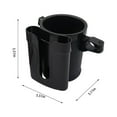 thumbnail image 3 of Senfafa Bike Cup Holder with Phone Holder, 2-in-1 Universal Cup Phone Drinks Holder for Stroller Walker Wheelchair, Easy to Install and Remove, 3 of 6