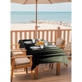 thumbnail image 2 of Outdoor Tablecloth with Umbrella Hole for Patio/Picnic/Party/Camping, Sage Green Black Ombre Waterproof Table Cloth Rectangle Table Cover Washable, Modern Abstract Striped Gradient (52"x 70"), 2 of 8