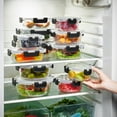 thumbnail image 2 of Sorbus Glass Food Storage Airtight Containers Set of 12 with Lids (24 Pcs), 2 of 7