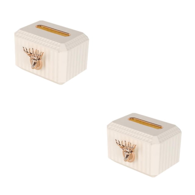 Toystoory Servilletero elegante, ABS práctico y duradero para fácil acceso a las servilletas, caja de servilletas de amplia aplicación Type2 NO2