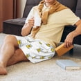 thumbnail image 5 of Naloa Rubber Duck Showe Men's Short Pajama Pants, Pj Shorts, Lounge Comfort Shorts-Medium, 5 of 6