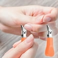 thumbnail image 2 of Xihbxyly Cortaúñas con Pico, Juego de Tres Cortaúñas Biselados, Mango Antideslizante, Lima de Vidrio de Borde Liso, Cuidado de Uñas de Los Pies para Personas Mayores, Cuidado de Uñas Gruesas y Quebra, 2 of 7