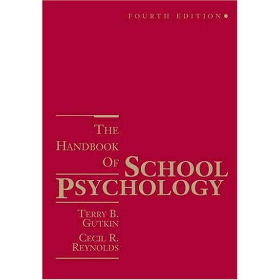 Pre-Owned The Handbook of School Psychology (Hardcover) 0471707473 9780471707479