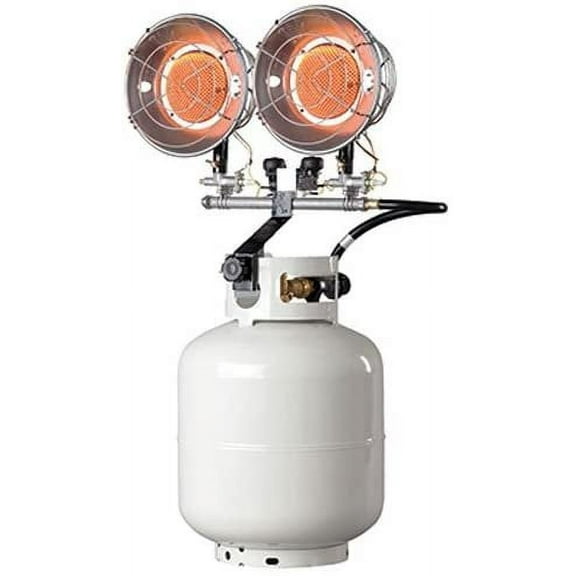 Mr. Heater, MH30T Double Tank Top Outdoor Propane Heater Propane Cylinder not Included