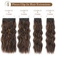 thumbnail image 2 of Extensiones de cabello REECHO HE001 de cabello sintético natural para mujer, 2 of 8