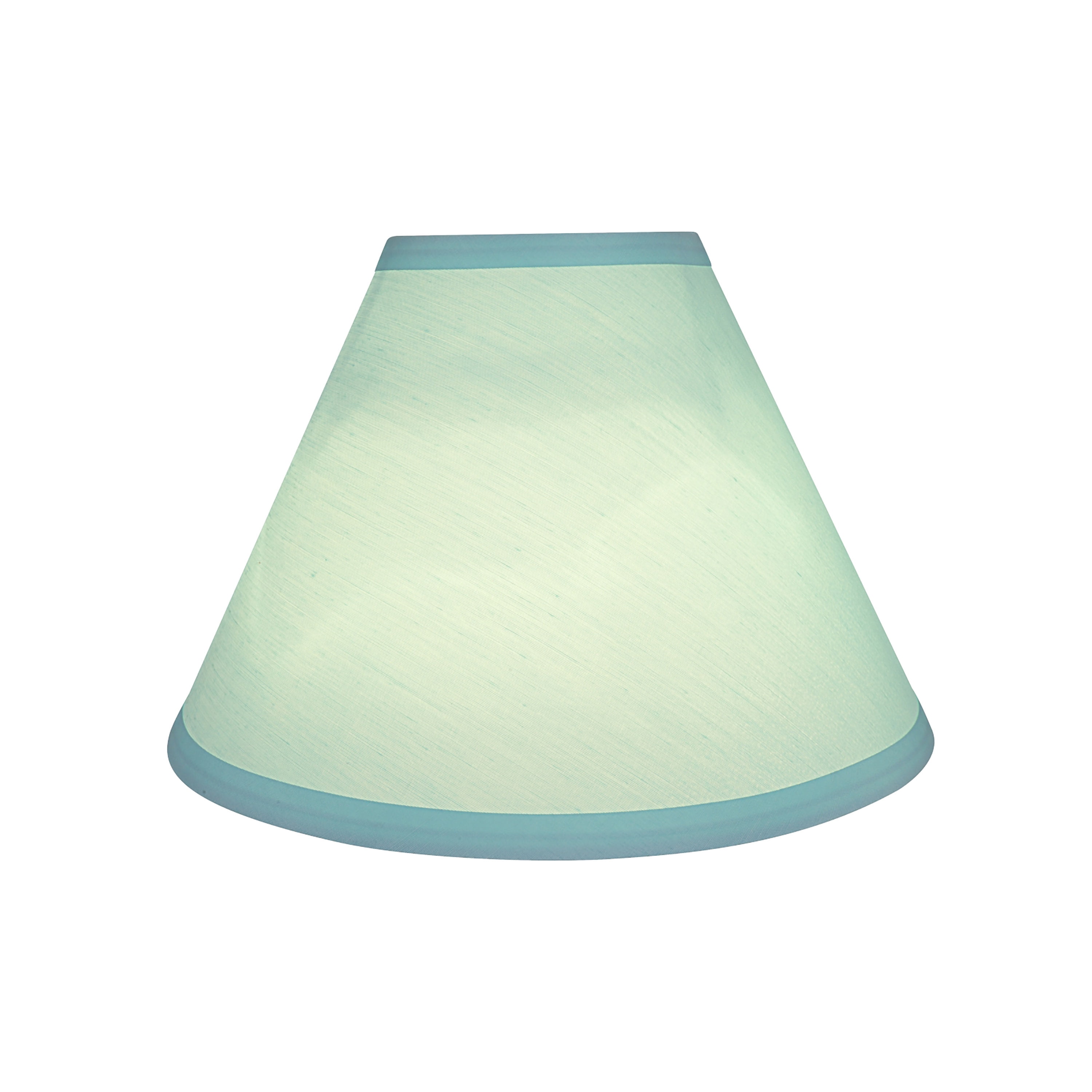 Aspen Creative 58754 Transitional Hardback Empire Shape UNO Construction Lamp Shade in Light Blue, 10" Wide (4" x 10" x 7")
