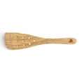 thumbnail image 4 of Berard Olive-Wood Handcrafted Curved Spatula with Holes, 4 of 5