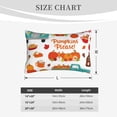 thumbnail image 4 of Yiaed Fall Pumpkins Print Brushed Microfiber Envelope Pillowcases, Standard,Envelope Closure Pillow Cases(Without Pillow Core)-16"x24", 4 of 6